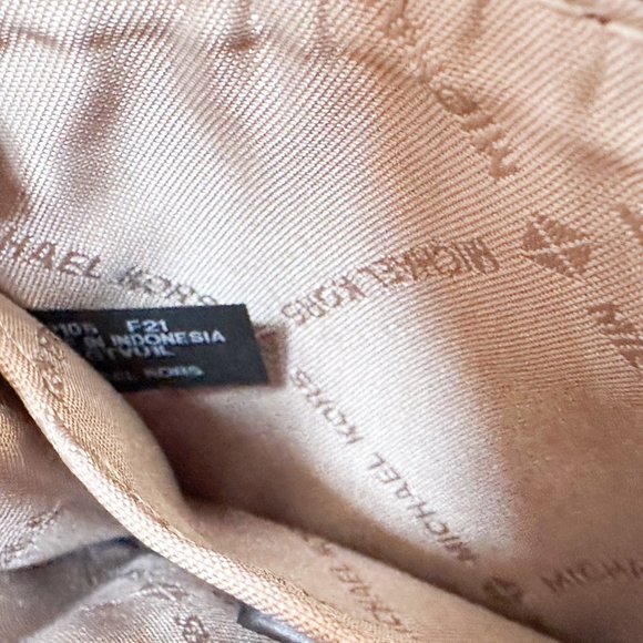 Michael Kors Jet Set Travel Small Top Zip Coin Pouch ID Key Holder Wallet Merlot - Picture 9 of 11